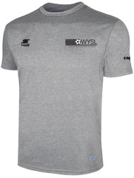 WYSL BASICS I TRAINING T-SHIRT -- LIGHT HEATHER GREY