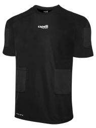REFEREE PERFORMANCE TOP FEATURING TWO SHOULDER POCKETS, TWO TORSO POCKETS, AND A BACK POCKET FOR ALL REFEREE SPECIFIC MATCH ACCESSORIES BLACK - WYOMING
