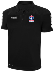 REFEREE TRIBECA POLY POLO BLACK  - WYOMING