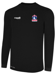 REFEREE BASICS II LONG SLEEVE TRAINING TOP BLACK WHITE  - WYOMING