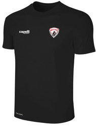 NORTH MANATEE SC BASICS II SS TRAINING JERSEY BLACK WHITE