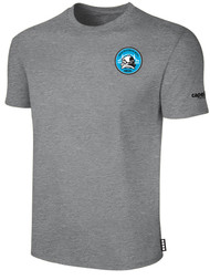 RUSH WISCONSIN WEST BASICS TEE SHIRT --  LIGHT HEATHER GREY 
