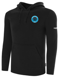 RUSH WISCONSIN WEST DUCKS COMPETITIVE BASIC HOODED SWEATSHIRT  --  BLACK WHITE  
