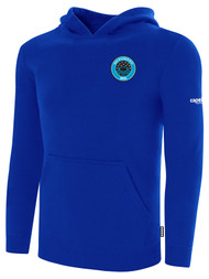 RUSH WISCONSIN WEST DUCKS COMPETITIVE BASIC HOODED SWEATSHIRT  -- ROYAL BLUE WHITE 