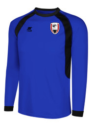 MSC RAVEN LONG SLEEVE GOALIE JERSEY -- ROYAL BLUE BLACK