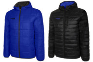 CONNECTICUT REGIONAL RUSH REVERSIBLE LIGHTWEIGHT JACKET WITH HOOD    --  ROYAL BLUE  BLACK