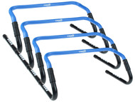 4  PIECES  ADJUSTABLE   HURDLES  WITH  RUBBER FEET  --  PROMO BLUE