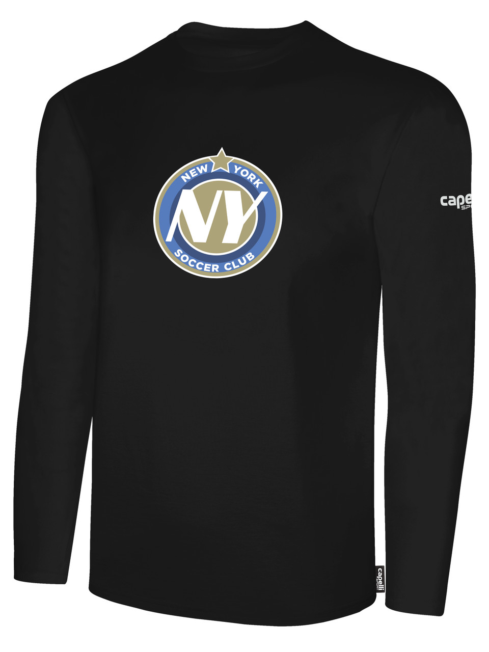 NYSC BASICS LONG SLEEVE TEE SHIRT -- BLACK WHITE - Capelli ...