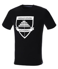 CSA CREST T-SHIRT -- BLACK WHITE