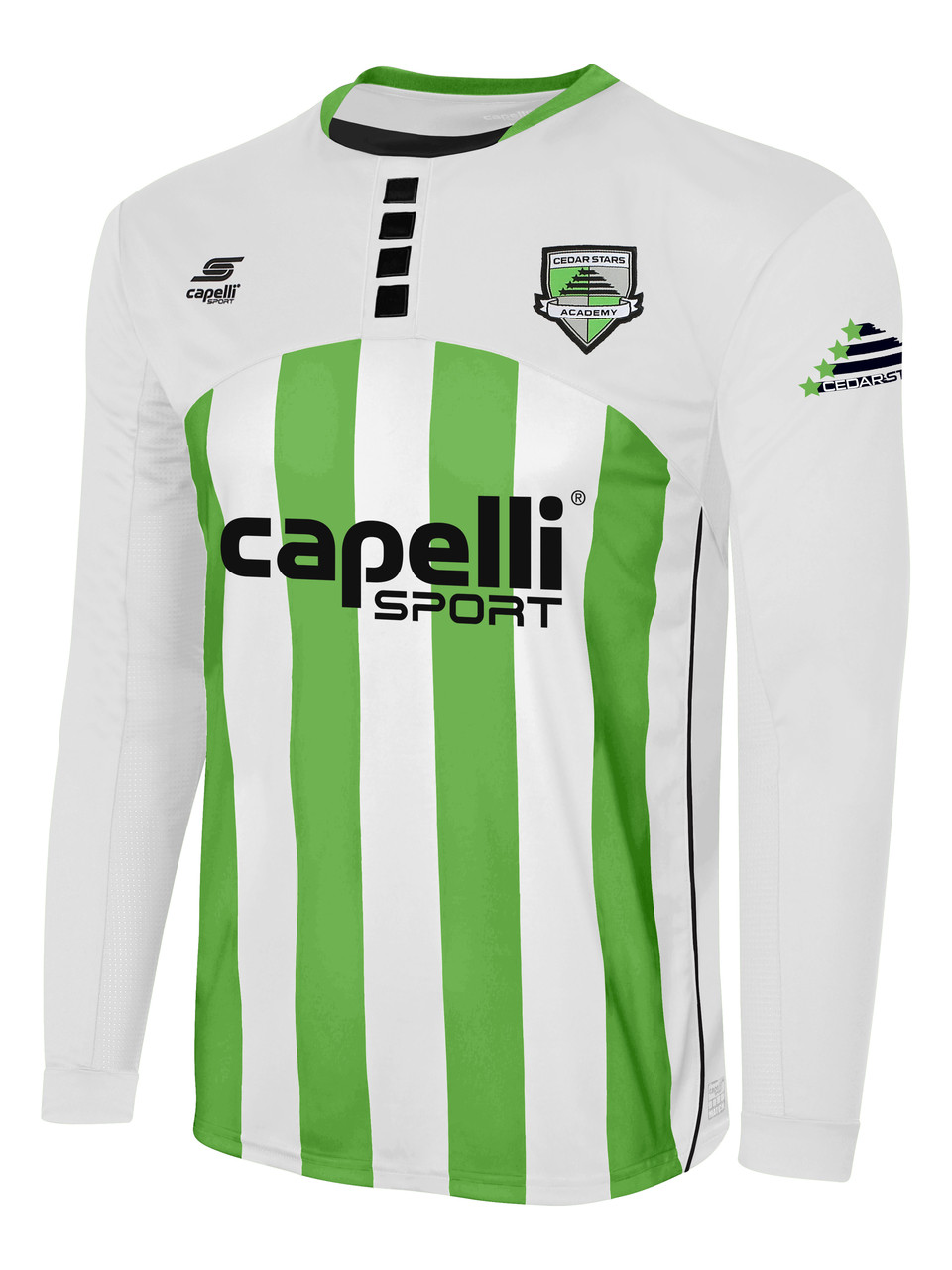 white and green jersey