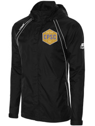 CHELSEA PIERS RAIN JACKET WITH ROLL UP HOOD