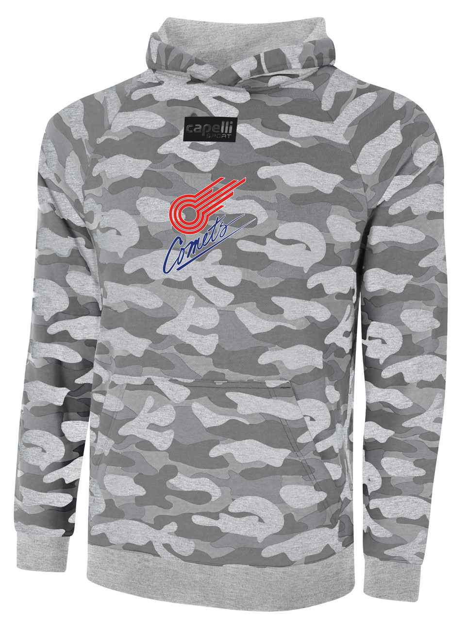 camo print hoodie