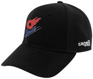 KC COMETS CS TEAM BASEBALL CAP -- BLACK WHITE