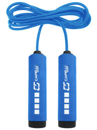 FITNESS COMFORT HANDLE JUMP ROPE -- BLUE COMBO