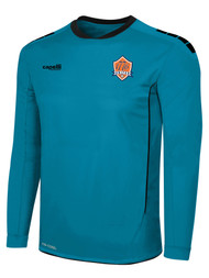 1776 SPARROW II LONG SLEEVE GOALKEEPER JERSEY WITHOUT PADDING -- NEON BLUE BLACK