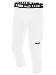 1776 BOYS AND MEN 3/4 PERFORMANCE TIGHTS -- WHITE BLACK