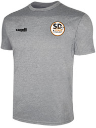 SPSD BASICS TRAINING TOP -- LIGHT HEATHER GREY