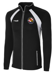 IFK MARYLAND RAVEN TRAINING JACKET  -- BLACK WHITE