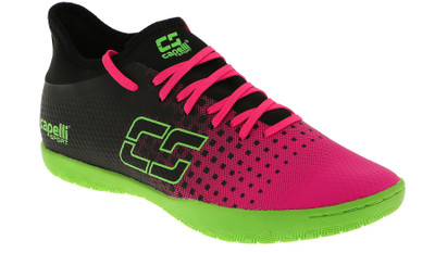 neon pink and green shoes