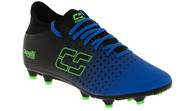 1776 CS FUSION FIRM GROUND SOCCER CLEATS -- PROMO BLUE NEON GREEN BLACK