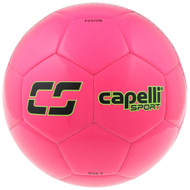 1776 CS FUSION MACHINE STITCHED SOCCER BALL -- NEON PINK NEON GREEN