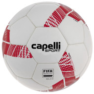 1776 TRIBECA COMPETITION FIFA QUALITY THERMAL BONDED SOCCER BALL -- WHITE RED