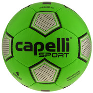 1776 CAPELLI SPORT ASTOR FUTSAL COMPETITION HAND STITCHED SOCCER BALL -- BRIGHT GREEN SILVER