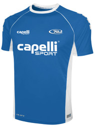 RUSH NEW ENGLAND GRIFFON MATCH SHORT SLEEVE HOME JERSEY --  BLUE WHITE