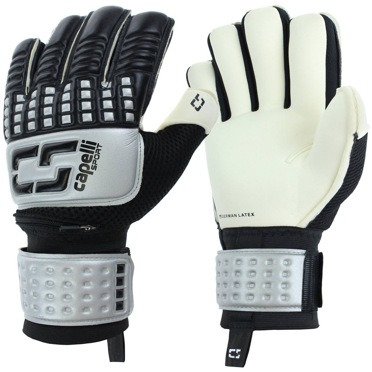 cheap goalkeeper gloves with finger protection