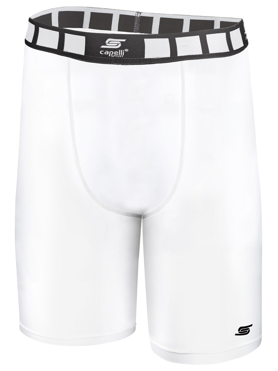 CS COOL COMPRESSION SHORTS -- WHITE $16 