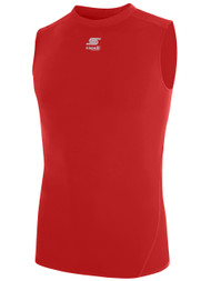 CS PERFORMANCE SLEEVELESS COMPRESSION SHIRT  -- RED