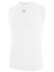 CS PERFORMANCE SLEEVELESS COMPRESSION SHIRT  -- WHITE