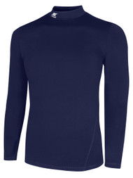 CS  WARM LONG SLEEVE COMPRESSION SHIRT WITH  TURTLENECK -- ELITE NAVY      $30 - $32