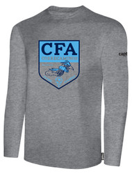 CFA LONG SLEEVE T-SHIRT  -- LIGHT HEATHER GREY