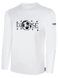 ECLIPSE SELECT MINNESOTA BASICS COTTON LONG SLEEVE T-SHIRT -- WHITE BLACK