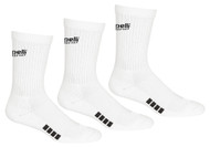 SYRACUSE RUSH CAPELLI SPORT 3 PACK CREW SOCKS -- WHITE