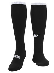CHELSEA PIERS SOCCER SOCK  BLACK WHITE