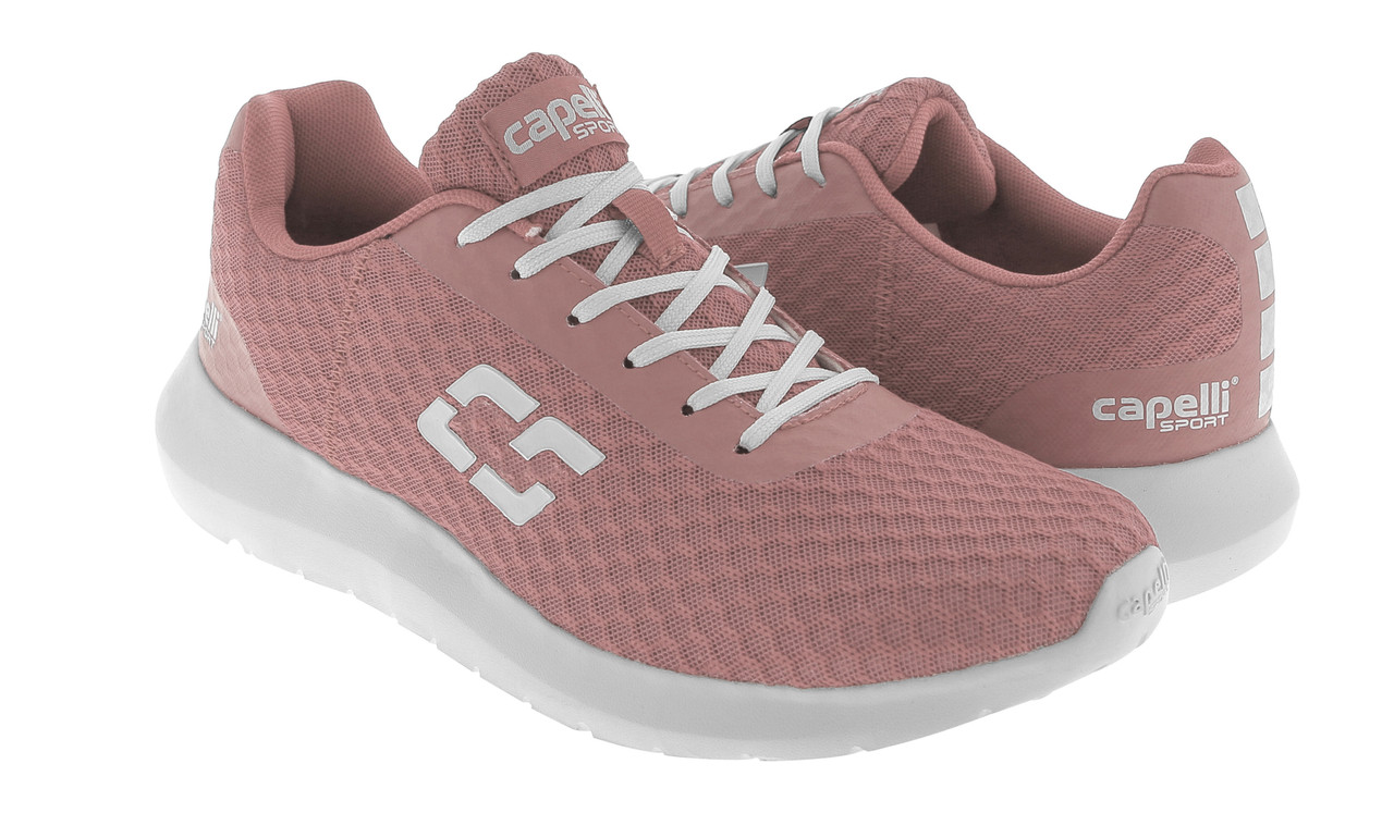 blush athletic shoes