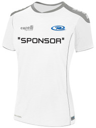 RUSH OREGON  SPARROW MATCH SHORT SLEEVE AWAY JERSEY -- WHITE GREY