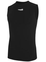 HUB SLEEVELESS PERFORMANCE TOP - - BLACK WHITE
