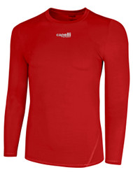 HUB LONG SLEEVES PERFORMANCE TOP - - RED