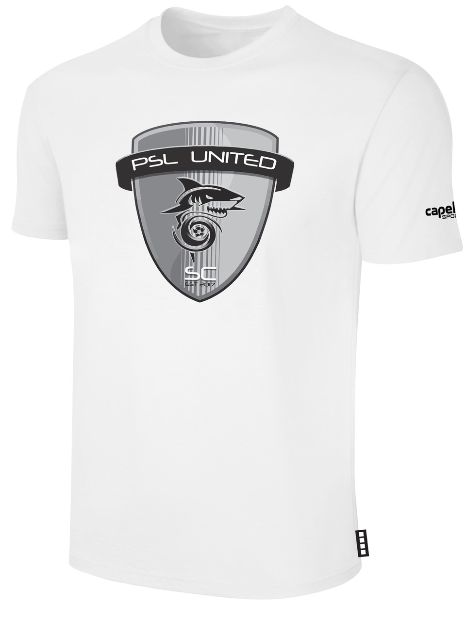 PSL UNITED SHORT SLEEVE COTTON JERSEY -- WHITE - Capelli Sport