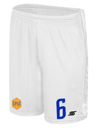 CHELSEA PIERS  U15 - U16 SHORTS -- WHITE BLACK