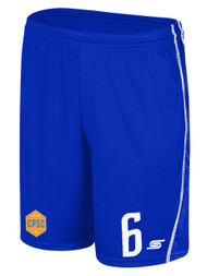 CHELSEA PIERS  U15 - U16 SHORTS -- ROYAL BLUE WHITE