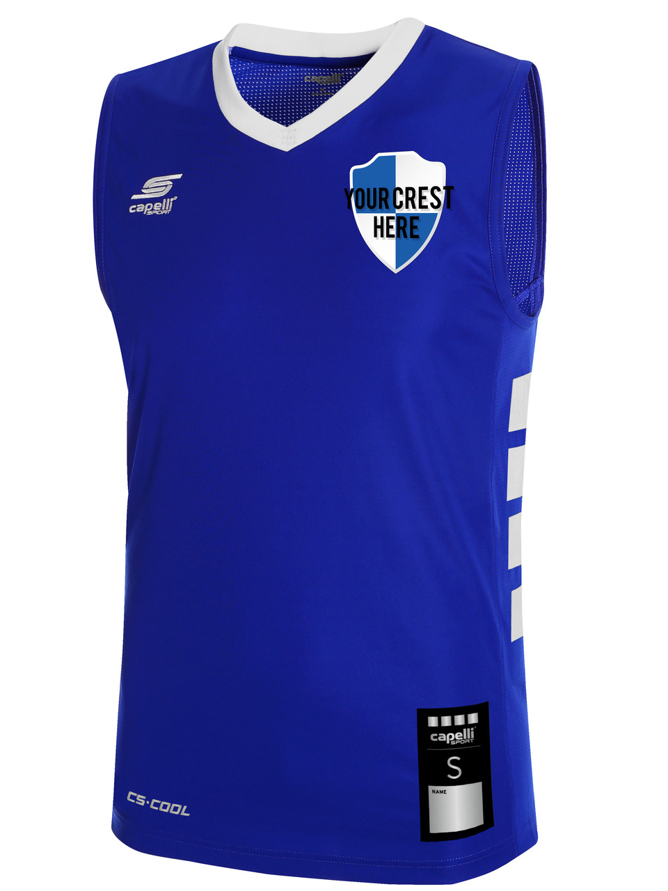 Pal Capelli Sport Uptown Basketball Jersey Royal Blue White