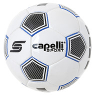 CS ASTOR HAND STITCHED SOCCER BALL -- WHITE PROMO BLUE