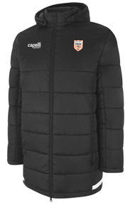 NJ CRUSH UPTOWN STADIUM JACKET DARK GREY WHITE YXXS
