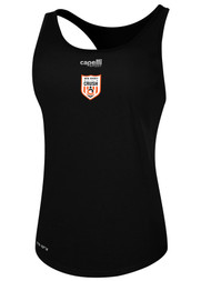 NJ CRUSH WOMENS BASIC RACER BACK TANK BLACK WHITE