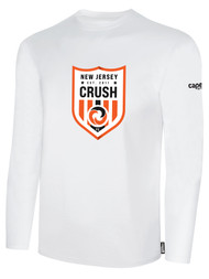 NJ CRUSH LONG SLEEVE COTTON T-SHIRT WHITE BLACK