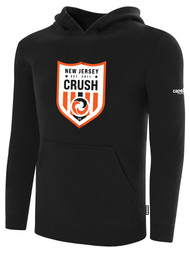 NJ CRUSH FLEECE PULLOVER HOODIE BLACK WHITE